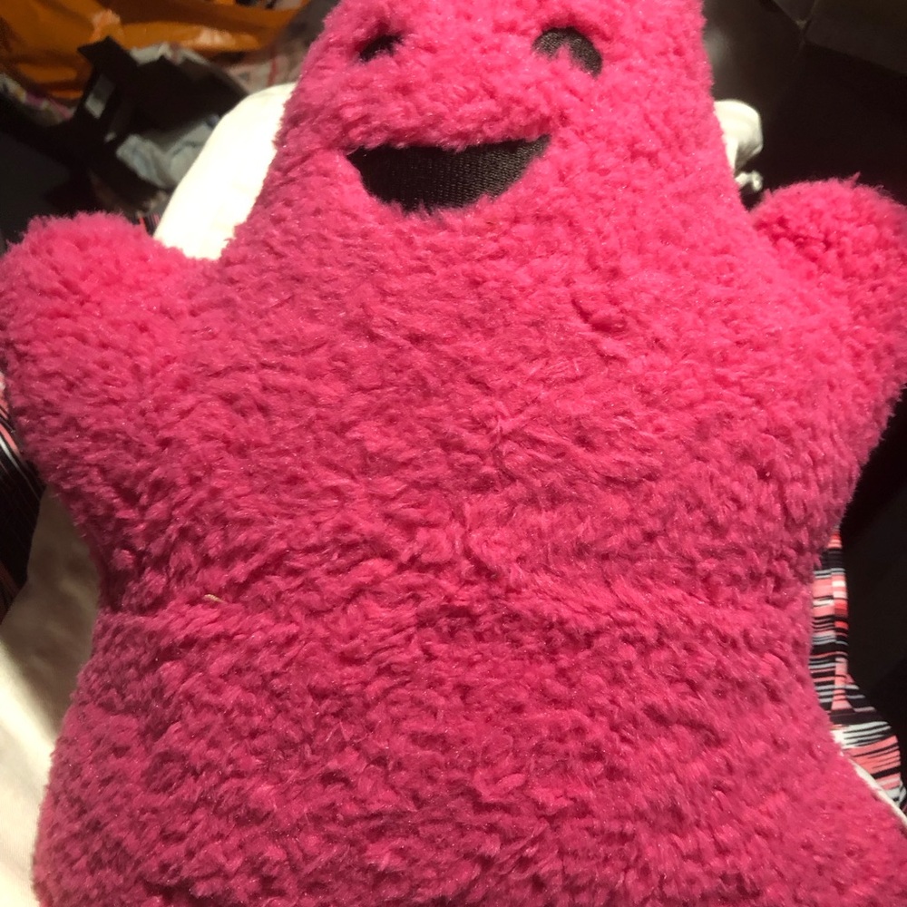 👻 Plush Pink Ghost Pillow